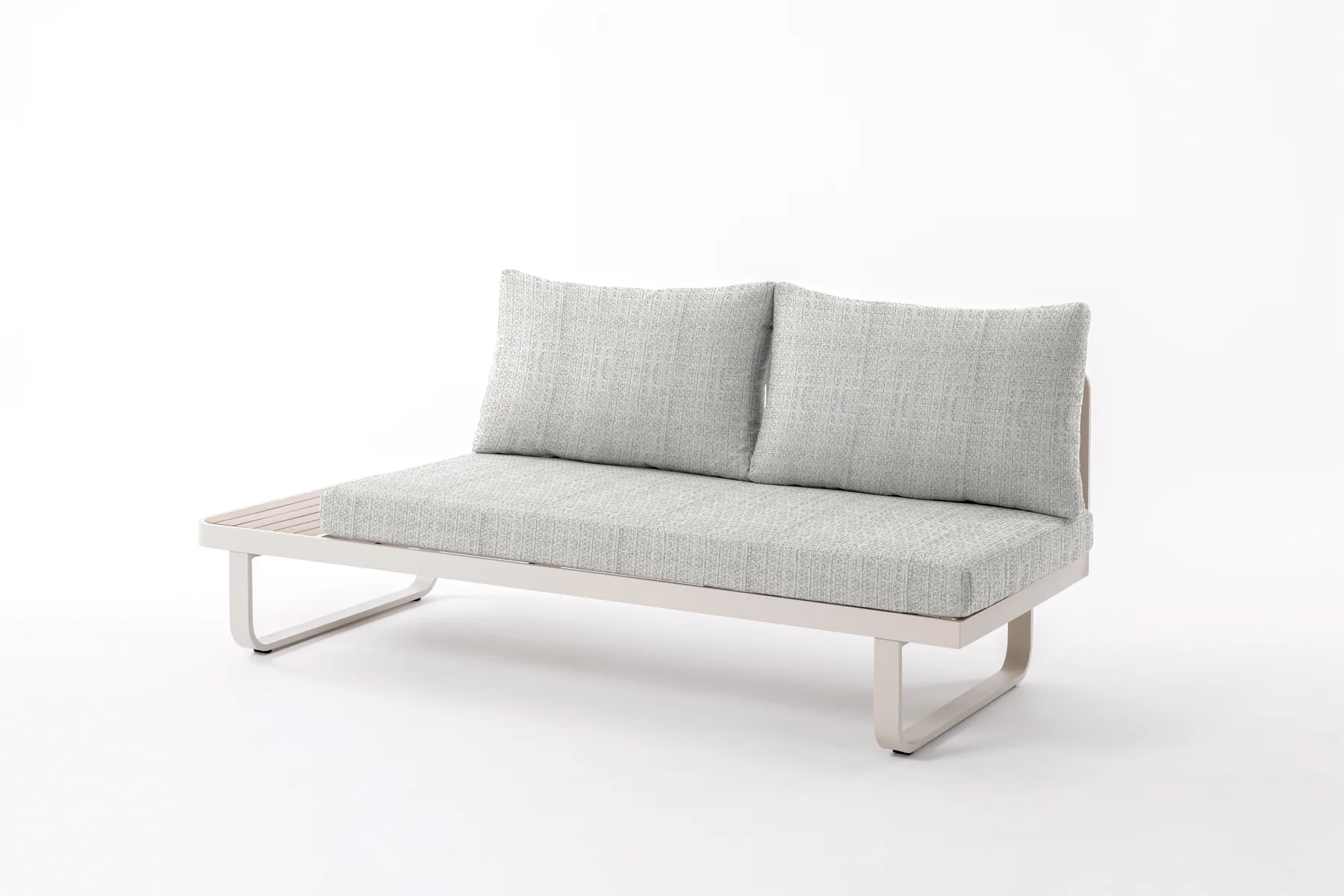 PAXOS 2 SEATER SOFA WITH RIGHT END TABLE